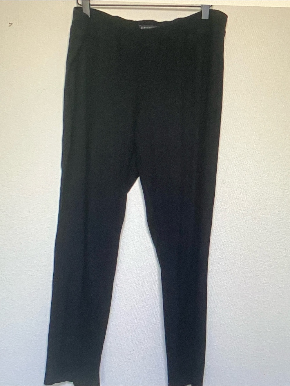 Eileen Fisher Classic Black Slim-Leg Ponte Trousers